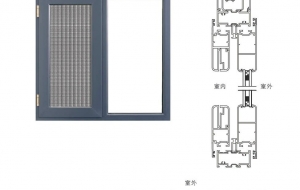 65非斷橋紗窗一體系列-湖南斷橋門窗